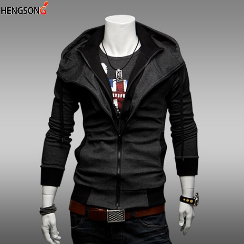 Mannen Running Jacket Sport Fitness Jas Lange Mouwen Hooded Gym Voetbal Basketbal Outdoor Training Run Jogging Jassen Kleding