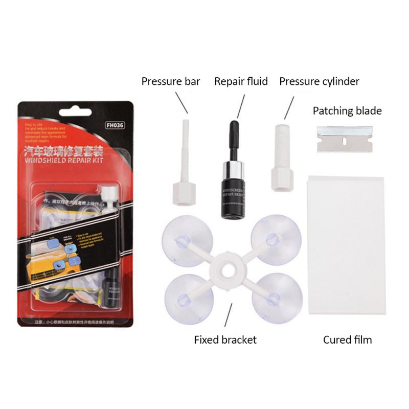 Kit Réparation Rayures Pare-brise Voiture - Polissage Vitres, éponge, Neuf, Marque GLASS