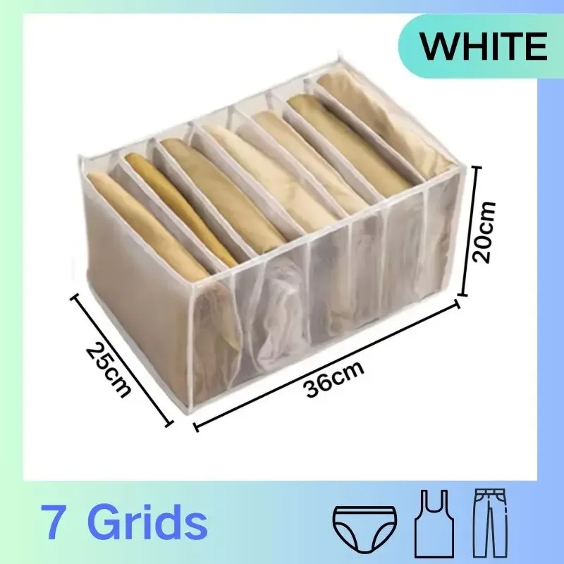 Foldable Wardrobe Organizers Underwear Organizer Box Bra Underwear Sock Organizer Box for Underwear Socks Pants in the Cabinet: Blue