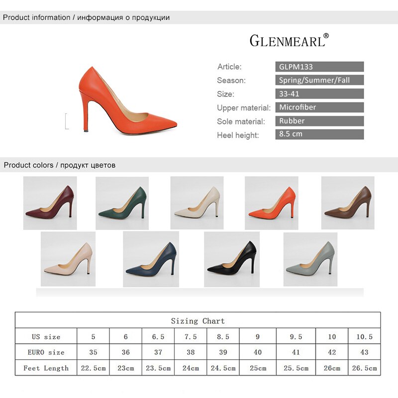 Kvinder høje hæle sko mærke spidstå kvinde pumps kontor damer arbejdssko kjole spring summber plus size kvindelige pumps de
