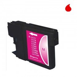 LC-985BK cartucho genérico irmão preto (lc985bk) 28,5 ml: Magenta