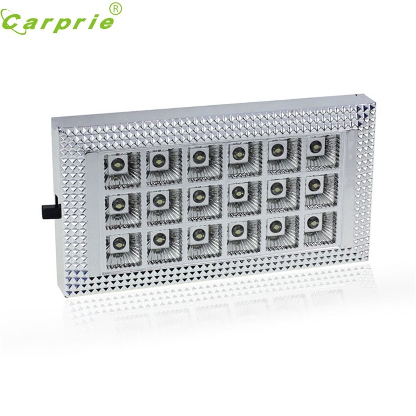 thumbnail image 2 of Isincer 46-LED 12V Car Interior Dome Lamp – 6000K White, 130x130mm, Universal Fit For Roof/Trunk/Reading Light 2 of 5