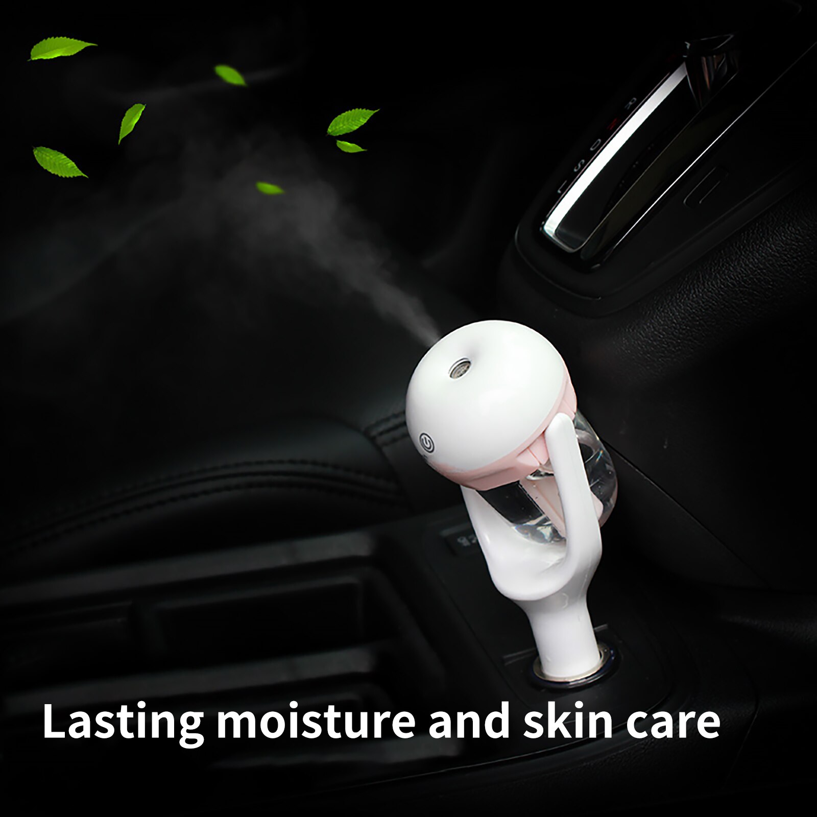 Car Air Humidifier 12v Touching Button Safe Compact Aromatherapy Diffuser Car Fogger Cool-Mist Maker Aromatherapy Machine