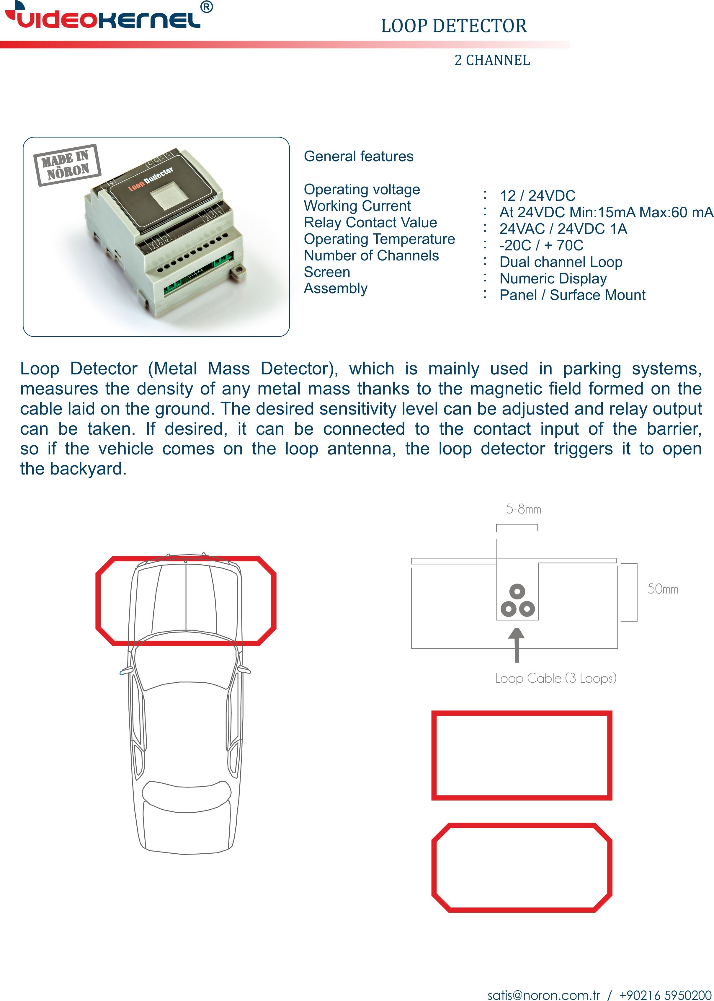 Loop Dedector 2 Channel