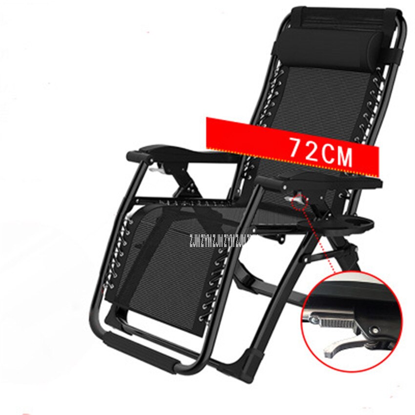 Som -01 foldbar fritidsstol eftermiddagslur strand lænestol kontor afslappet stol lænestol chaiselong udendørs drejestol: B