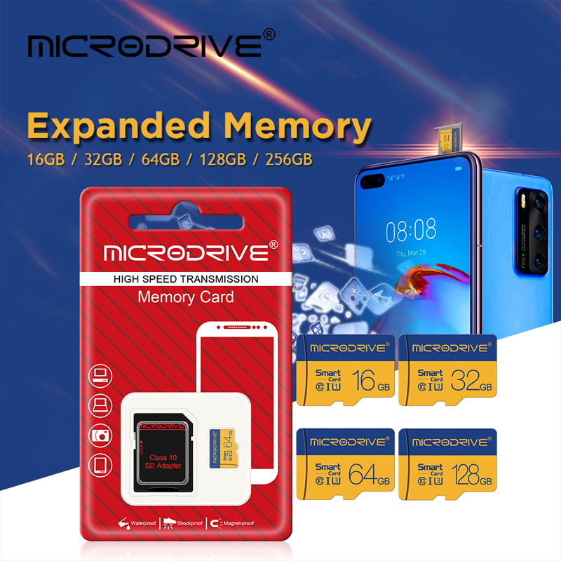 Micro Memory SD Card 256GB 128GB 32GB 64GB 16GB 8GB 4GB Mini SD/TF Flash Card 128GB 256GB Class 10 Memory Card TF For Phone PC