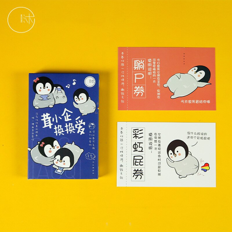 Tarjeta De Feliz Cumpleaños Y Lindo Pequeño Pingüino Y Regalo | Vector