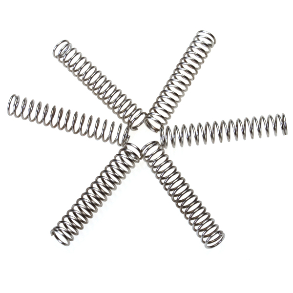 Verchroomde gitaar humbucker pick-up veren voor vervangende onderdelen voor elektrische gitaar, 8-pack