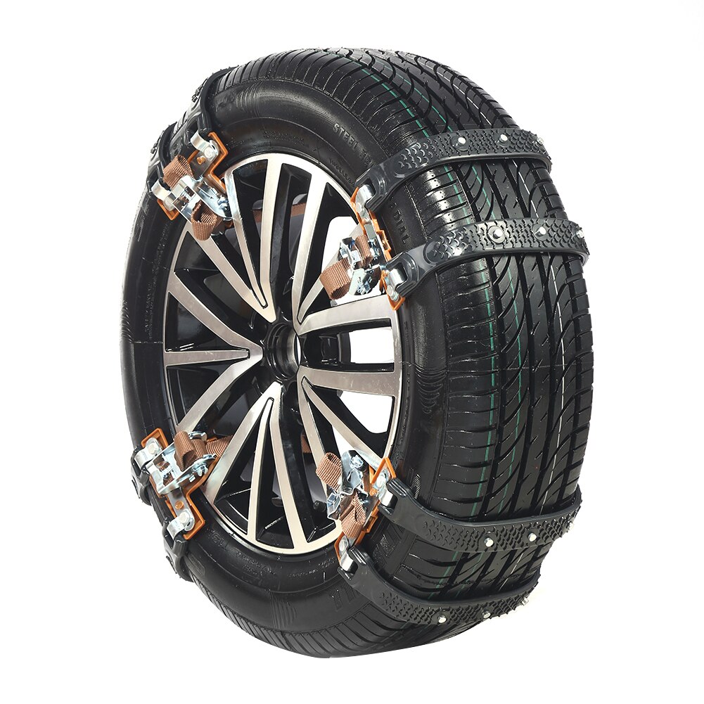 1PCS Car Snow Chains Universal Tendon Thickened Sand Snow Emergency Tires Special Auto Anti-skip Car Tire Security Chain: Default Title