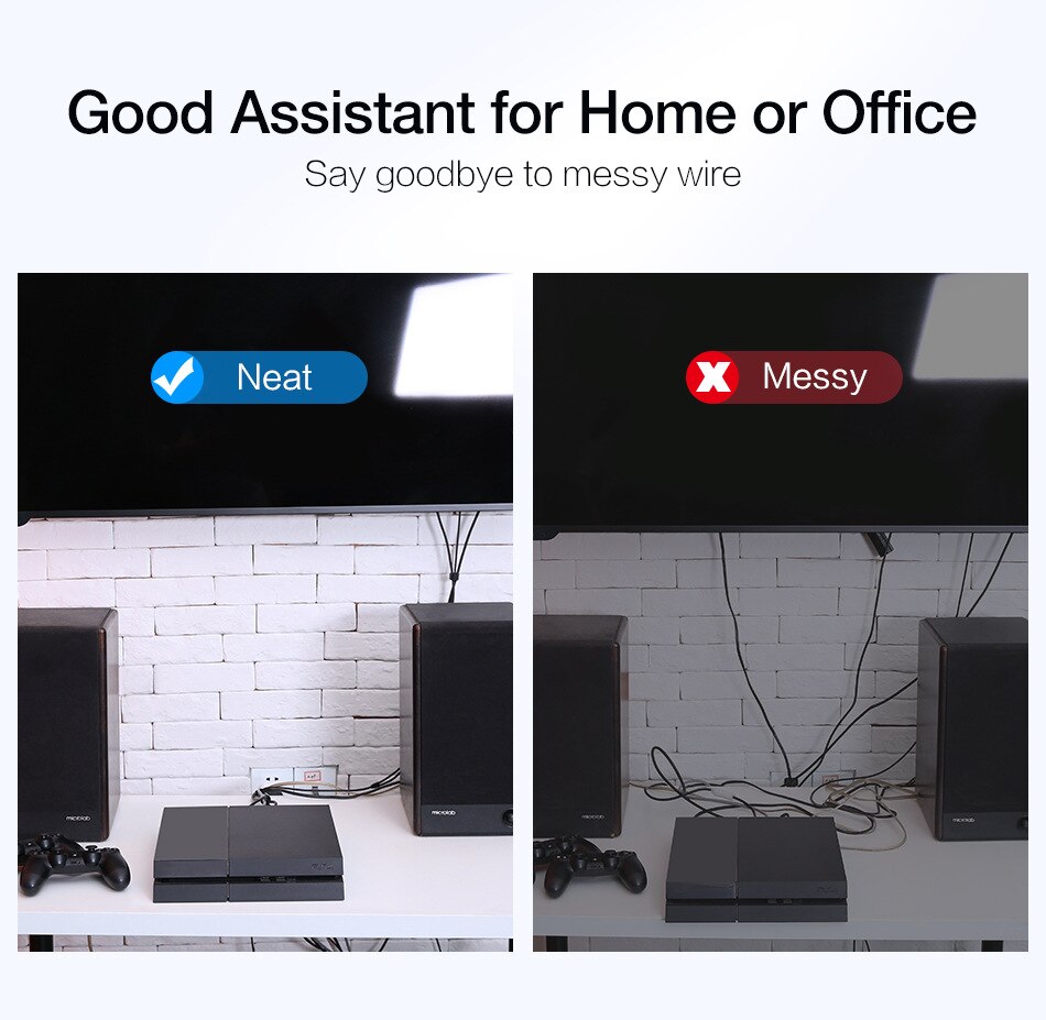 Ultra Thin Soft Nylon Cable Tie Micro Hook Buckled Bandage Loop Fastener Clip Holder Cable Ties Strap 1/3/5M Office Supplies