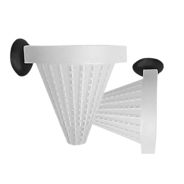 2pcs Aquarium Fish Feeder Red Worm Bug Feeding Cup Fish Tank Bloodworm Nematode Feeding Cup Plastic Funnel Feeder With Suckers