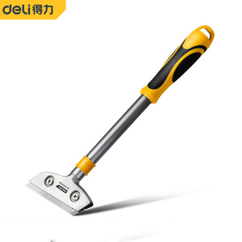 Herramienta de limpieza Deli, pala raspadora de Metal, cuchillo de limpieza multifunción para suelo, pared y ventanas, herramientas manuales para el hogar, cuchillas raspadoras limpias: Rojo