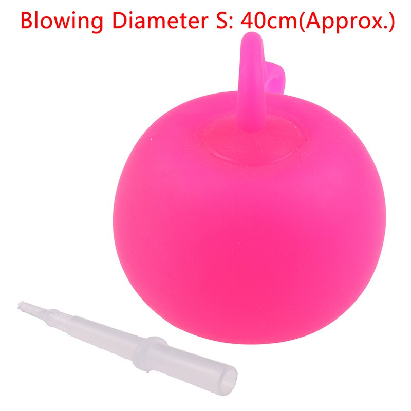 Children Outdoor Soft Air Water Filled Bubble Ball Blow Up Balloon Toy Fun Party Game Summer for Kids Inflatable: Pink 40cm