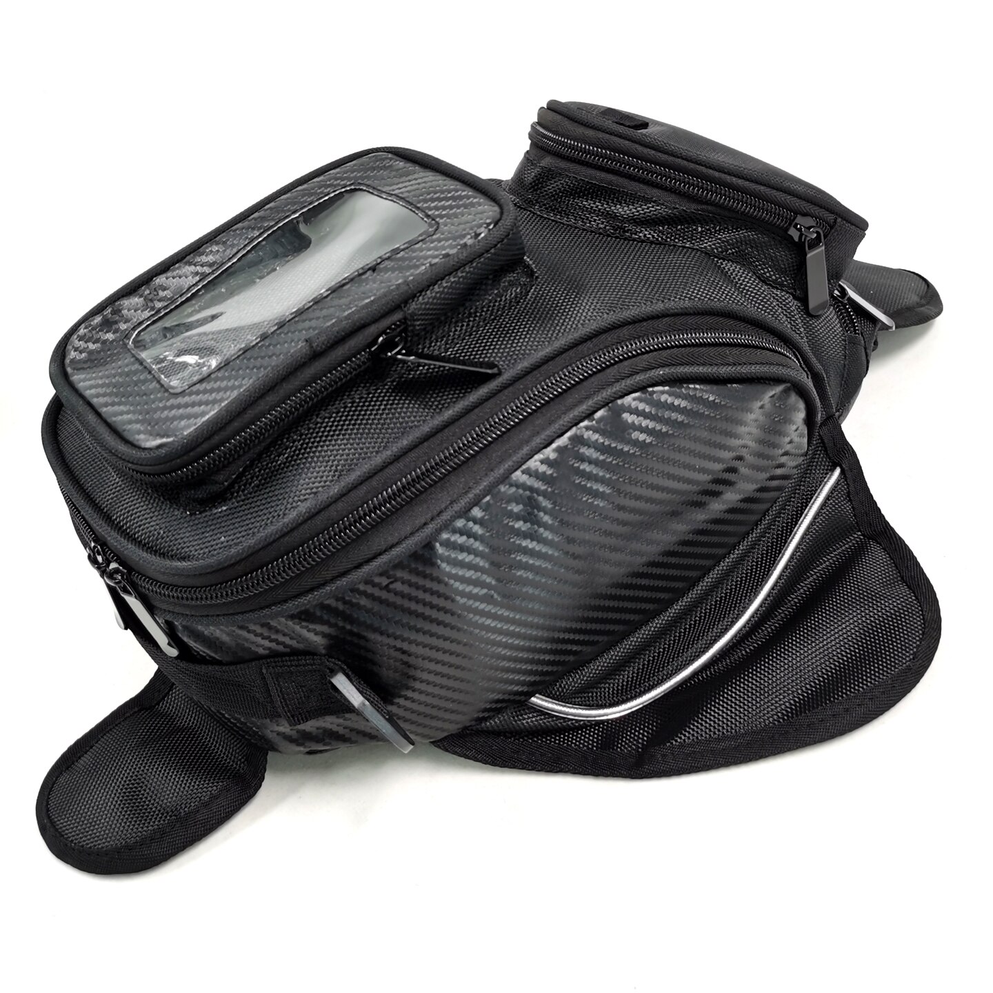 MR CHAOS Motorcycle tank bag Oil Fuel Bag Magnetic moto saddle luggage GPS Phone Bag Bigger Window suitcase For iphone Samsung