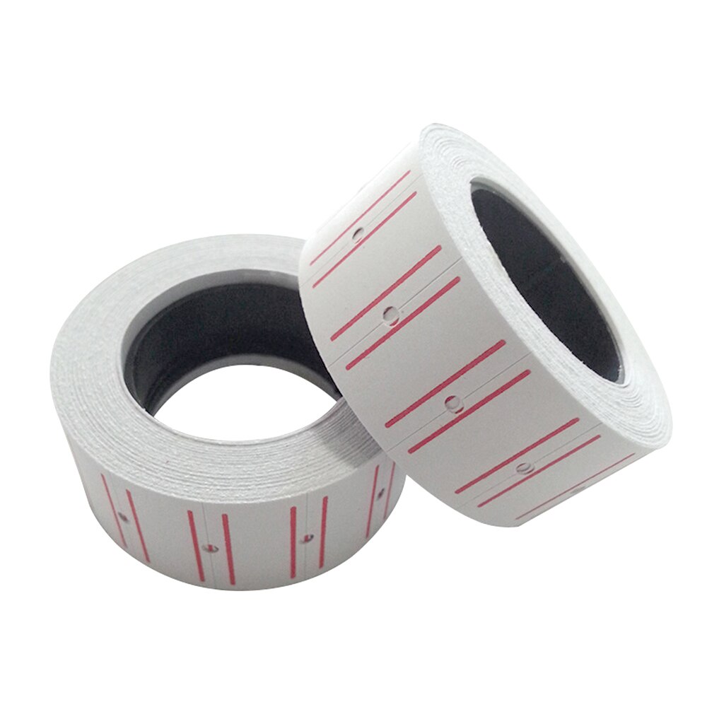 White Label Sticker for MX-5500 Price Labeller Pricemarker 10 Rolls 4000 Pieces Labels Paper