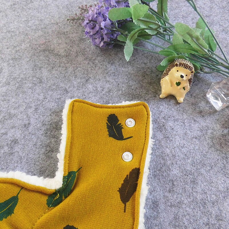 Baby Thick Warm Triangle Scarf Saliva Towel Feeding Bib Toddler Soft Burp Cloths Infant Winter