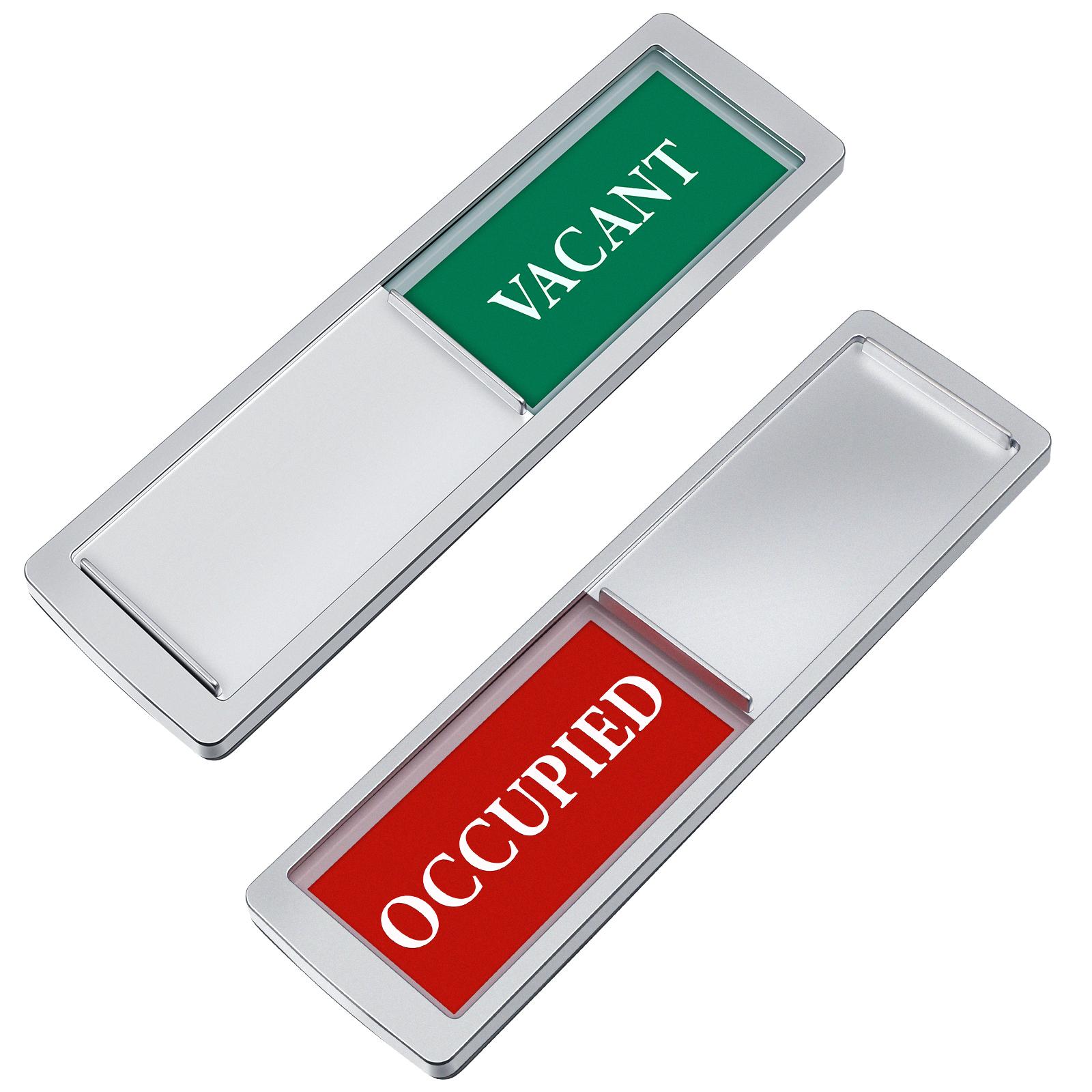 Cartello privacy occupato per la porta del bagno Prodotto vacante Bagno Cursore magnetico Ufficio