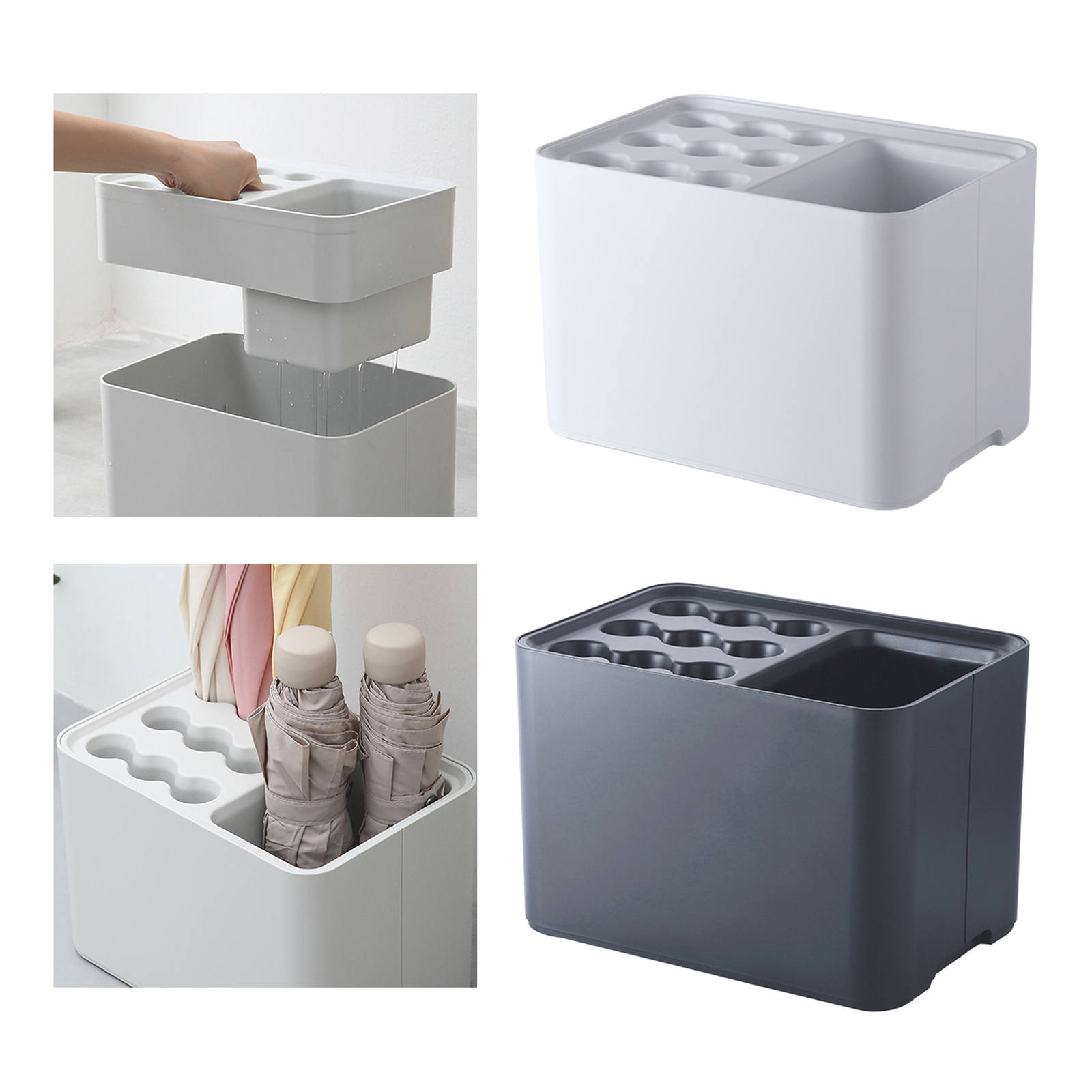 15 Grids Paraplu Houder Paraplu Plank Aftappen Kan Opslag Houder Voor Home Office Entryway Hal