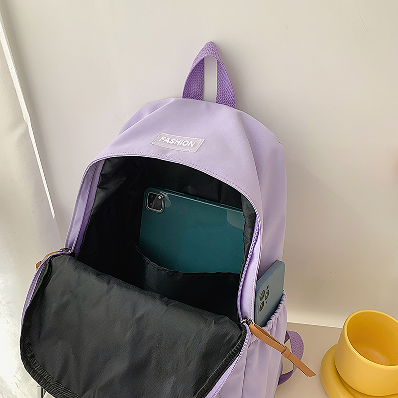 Kawaii grande capacidade all-match mochila versão coreana saco de armazenamento simples de volta às aulas material de escritório bonito papelaria