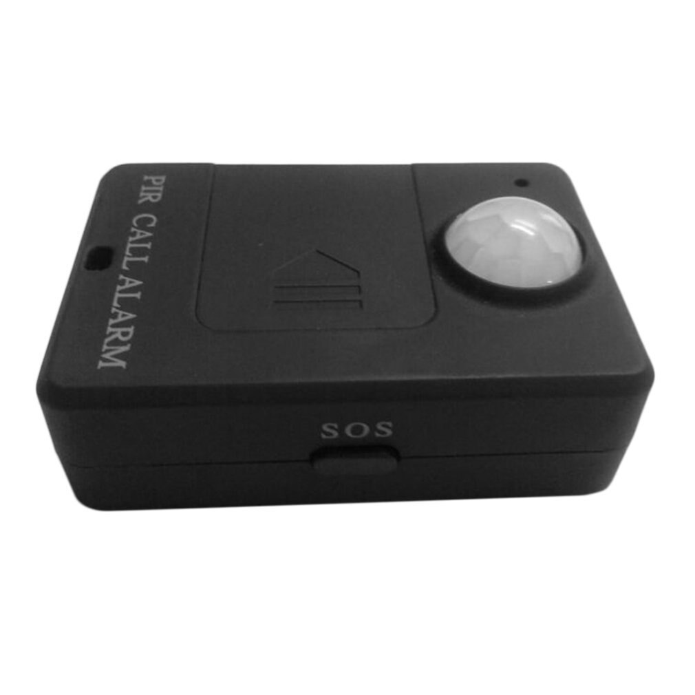 Stöldskydd rörelsedetektor mini gsm pir larm rörelsesensor larm infrarött trådlöst gsm larm med eu-kontakt hög känslighet