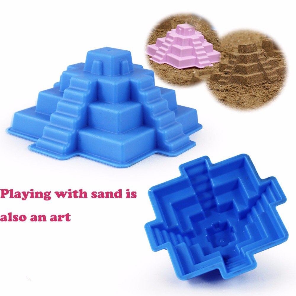 8 Stuks Zand Sandbeach Kasteel Model Kids Strand Kasteel Water Gereedschap Speelgoed Zand Spel Speelgoed 13X12X15Cm 8 Stuks