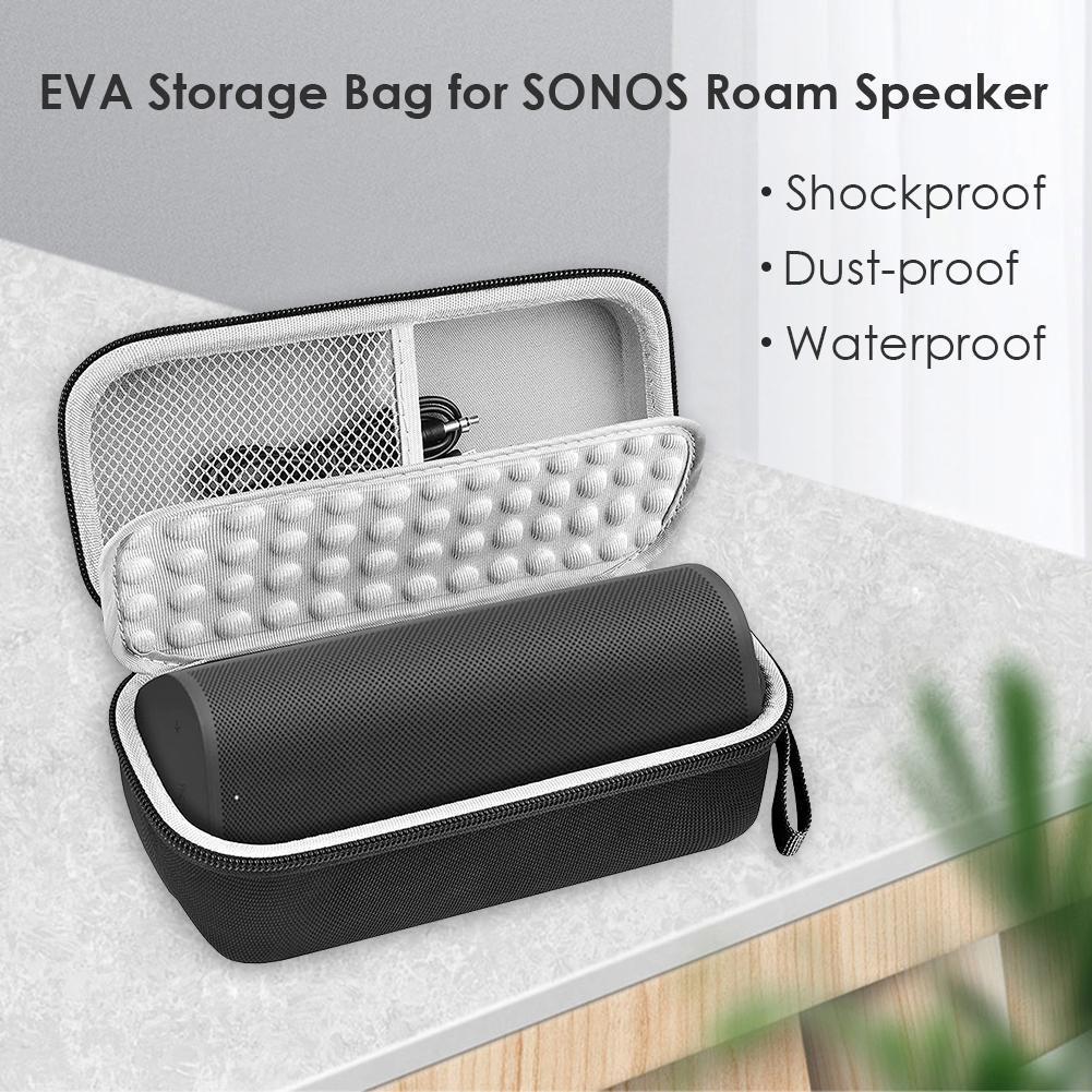 Sac de rangement pour haut-parleurs, boîte de couverture, pochette de transport Portable, étui de transport pour haut-parleur Sonos Roam, étanche, coque rigide EVA, voyage