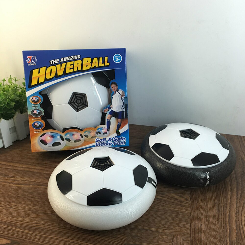 Factory verkoop LED Licht Knippert Zweven Air Power Voetbal Bal Voetbal Speelgoed Disc Zweefvliegen Game Speelgoed Kid Chidren