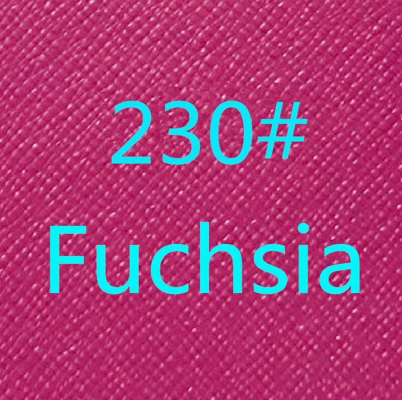 230#  portemonnees dames 6 kleuren enkel ritsvak roze fuchsia dames leren portemonnee dames korte portemonnee portemonnee: Fuchsia