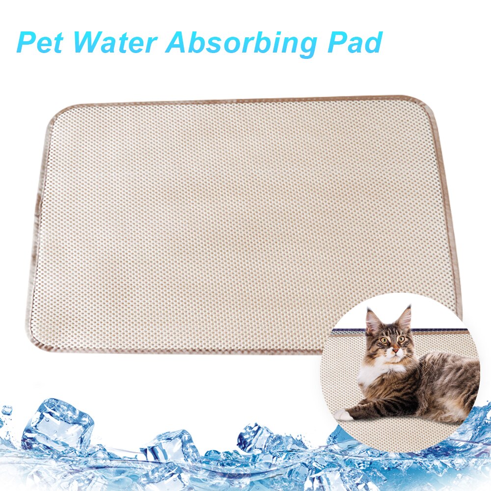 Polyester Pet Dog Slaapmat Huisdier Water Absorberende Pad Waterdicht Zomer Hond Cooling Pee Pad Ademend