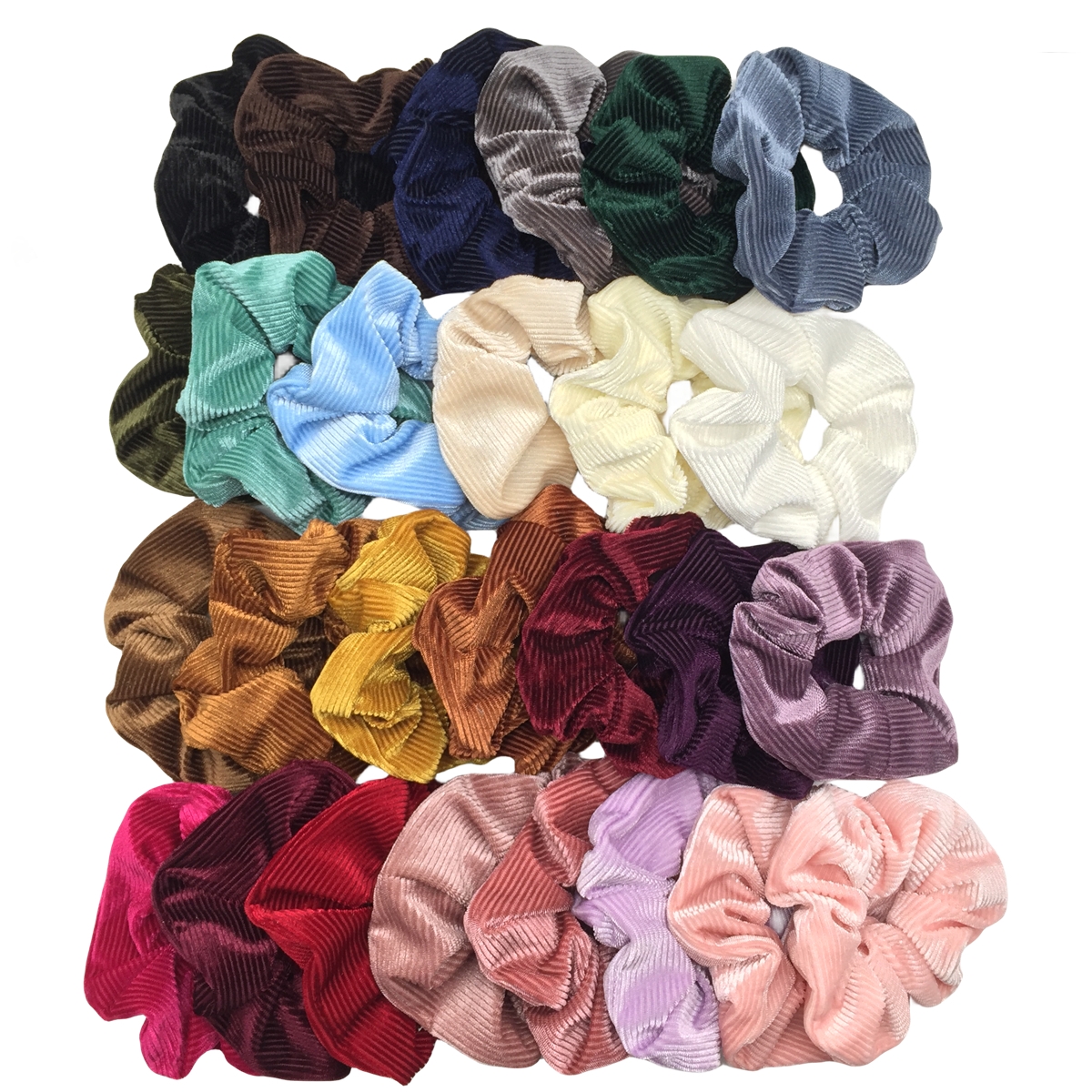 10/6 pçs veludo scrunchies elásticos de borracha mulheres meninas macio sólido headbands rabo de cavalo titular faixa de cabelo acessórios warmtie