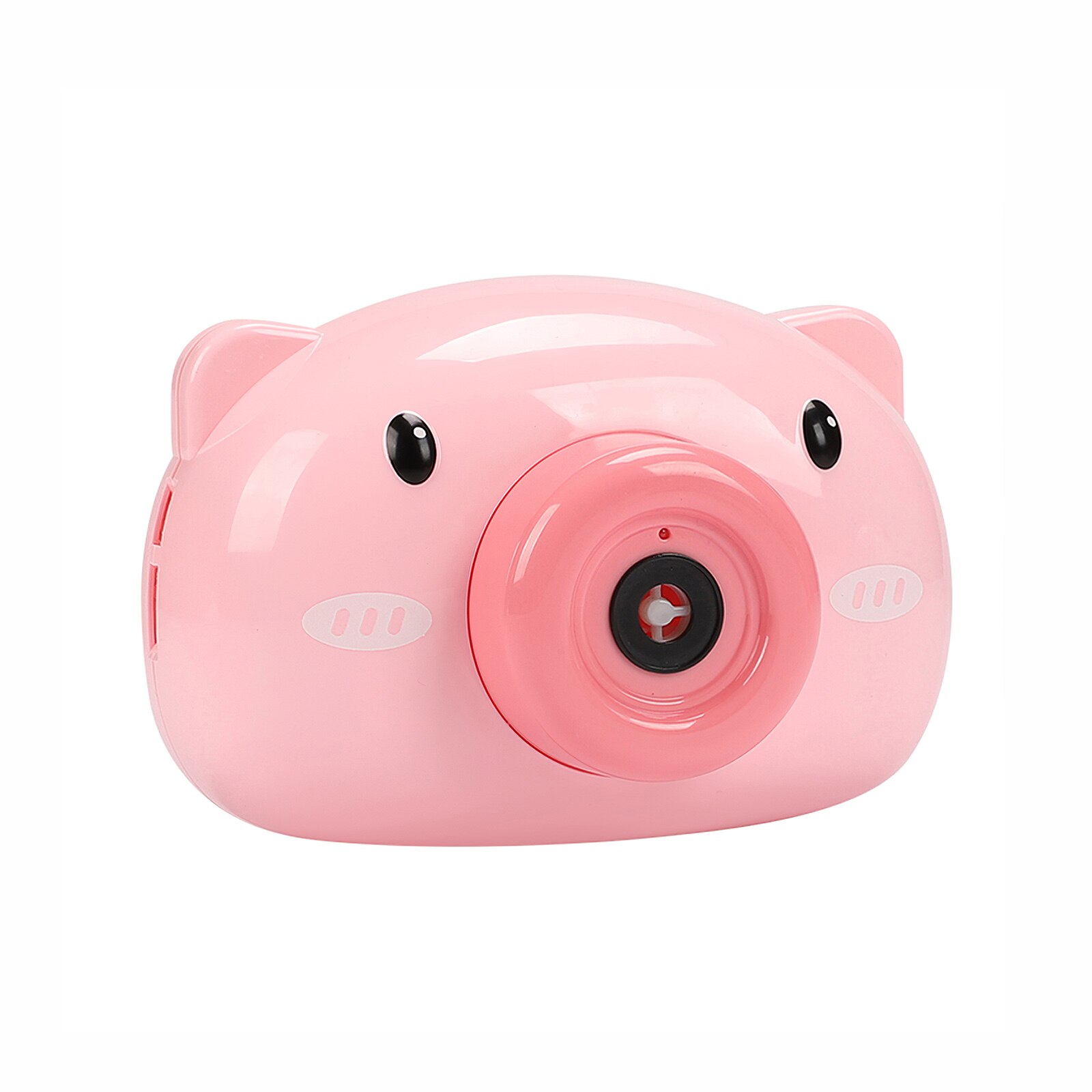 Portable Soap Bubble Camera Cute Bubble Camera Machine Outdoor Activity Children Bubble Maker Pig Shape Camera With Music Sound