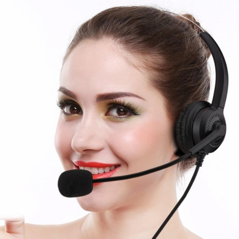 Telefoon Headset Callcenter Noise Hoofdtelefoon Met Mic Volume Verstelbare-Noise Cancelling Verkeer Headset Oproep