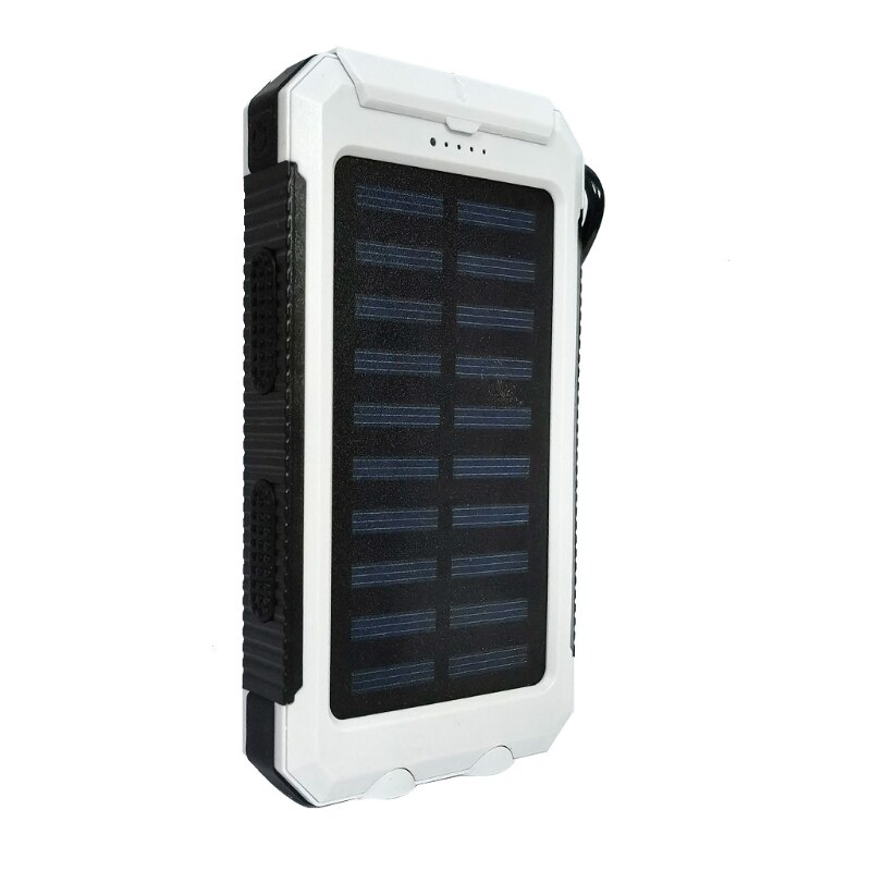 20000mAh Portable Outdoor Solar Power Bank, Solar Charger Camping External Backup Battery Pack with LED Light Waterproof: 6