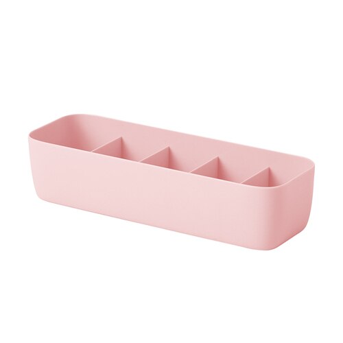 Cajones para sujetadores de ropa interior, caja de almacenamiento, cajones de armario de plástico, caja organizadora, caja organizadora, contenedor organizadora de cosméticos, accesorios para el hogar: Pink S