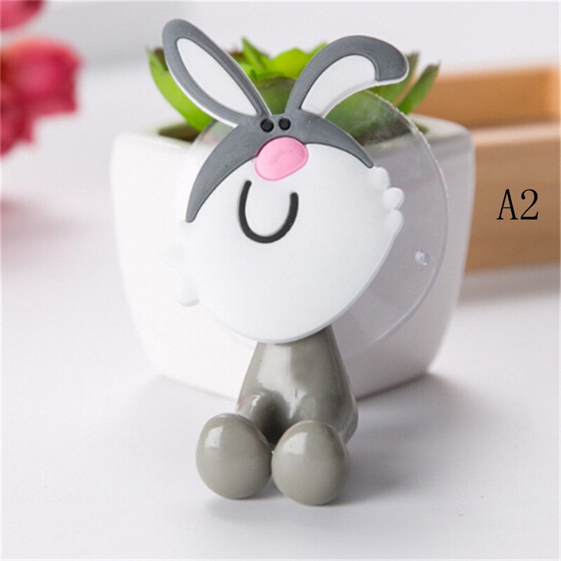 Sucker toothpaste toothbrush holder Baby Care Toothbrush Holder Hanging Baby Toothbrush Holders Cartoon Animal Shape Holder