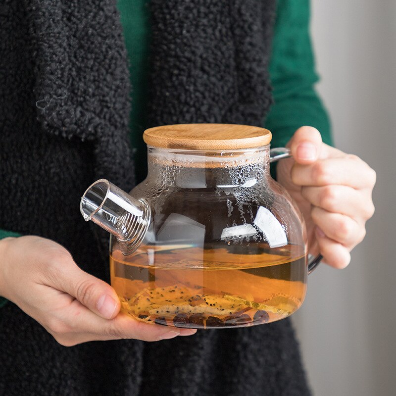 Bouilloire chauffante en céramique pour café et lait, Base chauffante, théière Portable, chauffe-bougie isolant, poêle à thé, service à thé Kung Fu: 1L