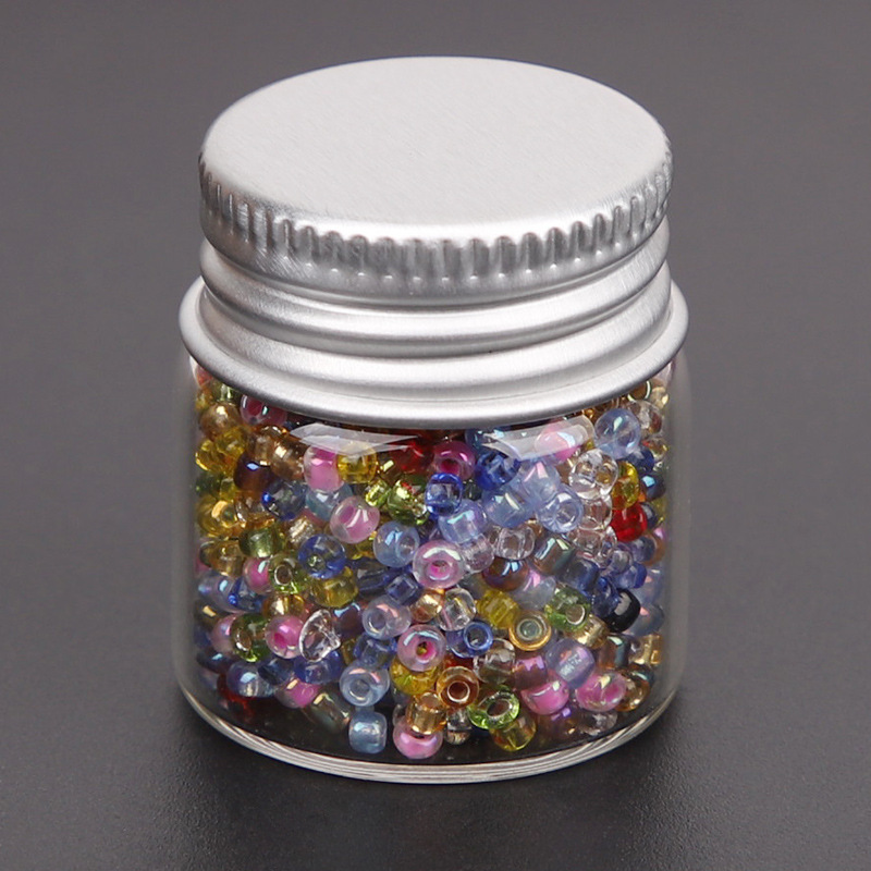 1600 stk små gjennomsiktige perler 2mm glassfrøperler for håndarbeid med beholderoppbevaringsboks for å lage armbåndssmykker: 5
