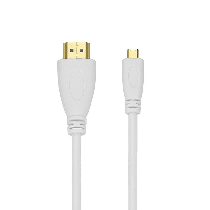 Micro HDMI Kabel, 0.5 M 1 m 2 m 3 m Hoge Snelheid HDTV HDMI naar Micro HDMI Kabel Ondersteunt Ethernet, 3D, 4 K en Audio Return: 2m