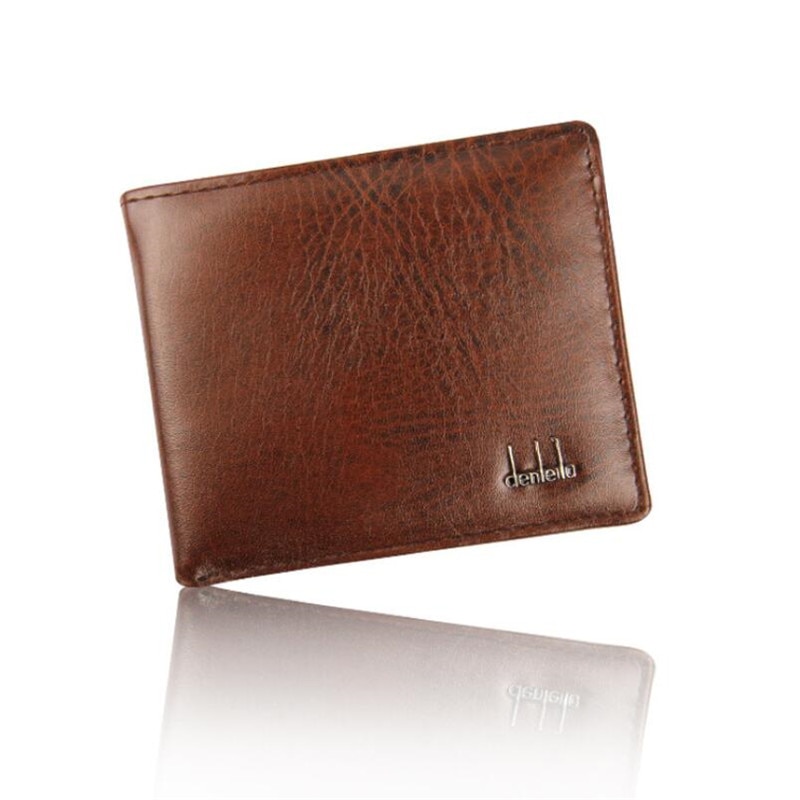Zacht Lederen Portemonnee Mode Korte Bifold Mannen Portemonnee Casual Soild Portefeuilles Mannen Met Broekzak Rits Portemonnees Mannelijke Zwarte Portefeuilles