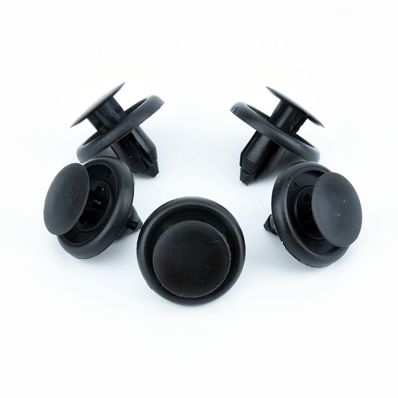 Remache de plástico para coche, sujetador de parachoques automático, retenedor, abrazaderas fijas, Clip de Panel de embellecedor de puerta, Clips de cubierta de motor, 20 Uds., 7mm