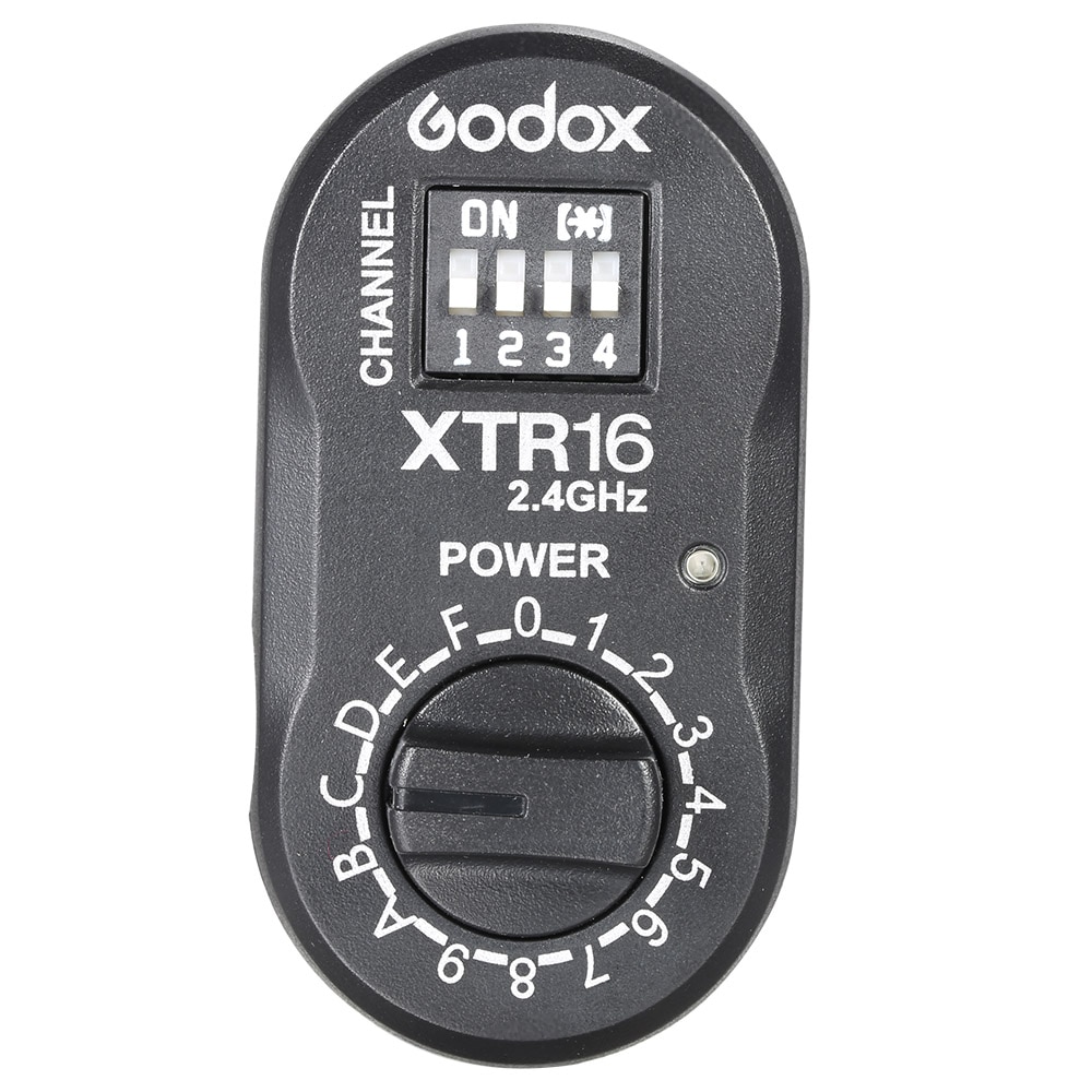 Godox 2.4G Draadloze X-systeem XTR-16 Flash Ontvanger voor X1C X1N XT-16 Zender Trigger AD360, DE, QT DP, QS, GS, GT Serie