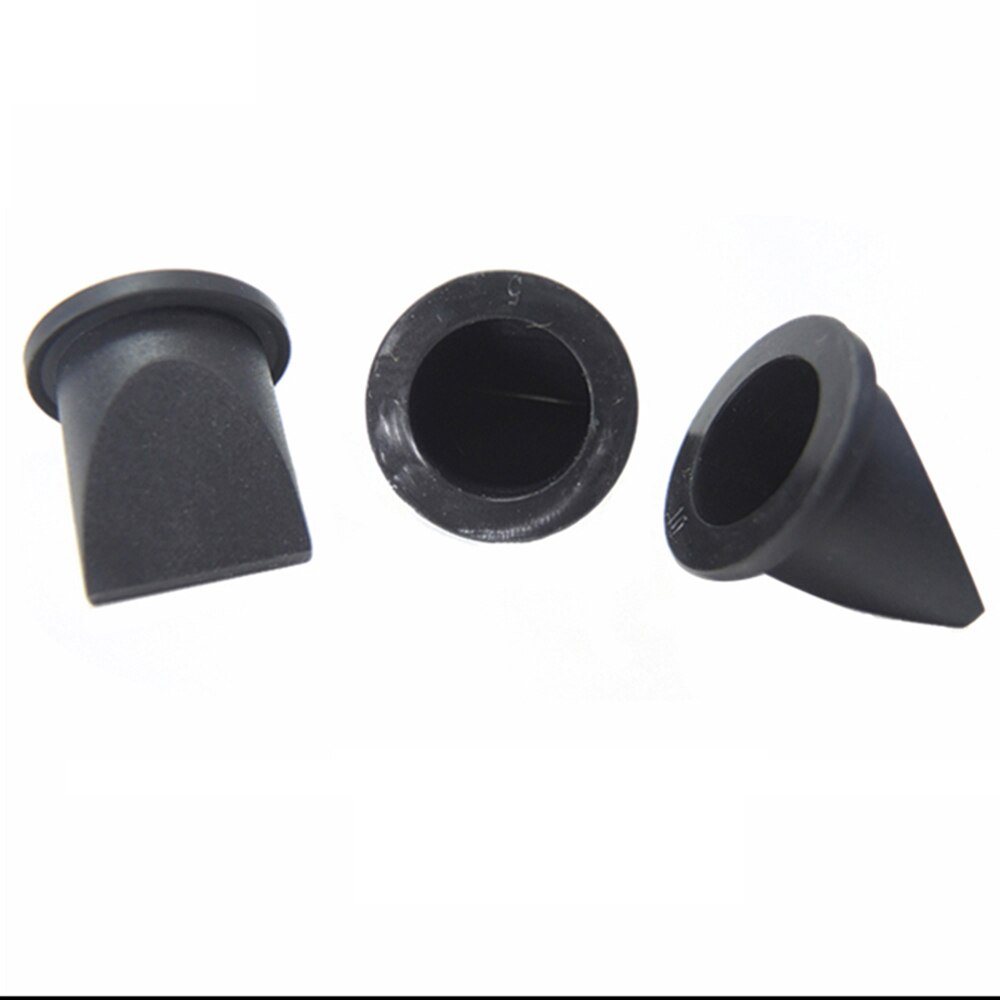 10 pieces Black Silicone Duckbill Valve One-way Check Valve 25.5 * 17* 24.5 MM for Liquid and Gas Backflow Prevent