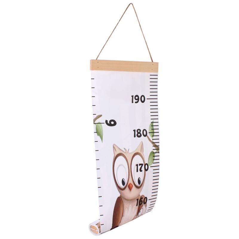 DIY Wooden Wall Hanging Baby Height Measure Ruler Wall Sticker Decorative Child Kids Growth Chart for Bedroom Home Decoration