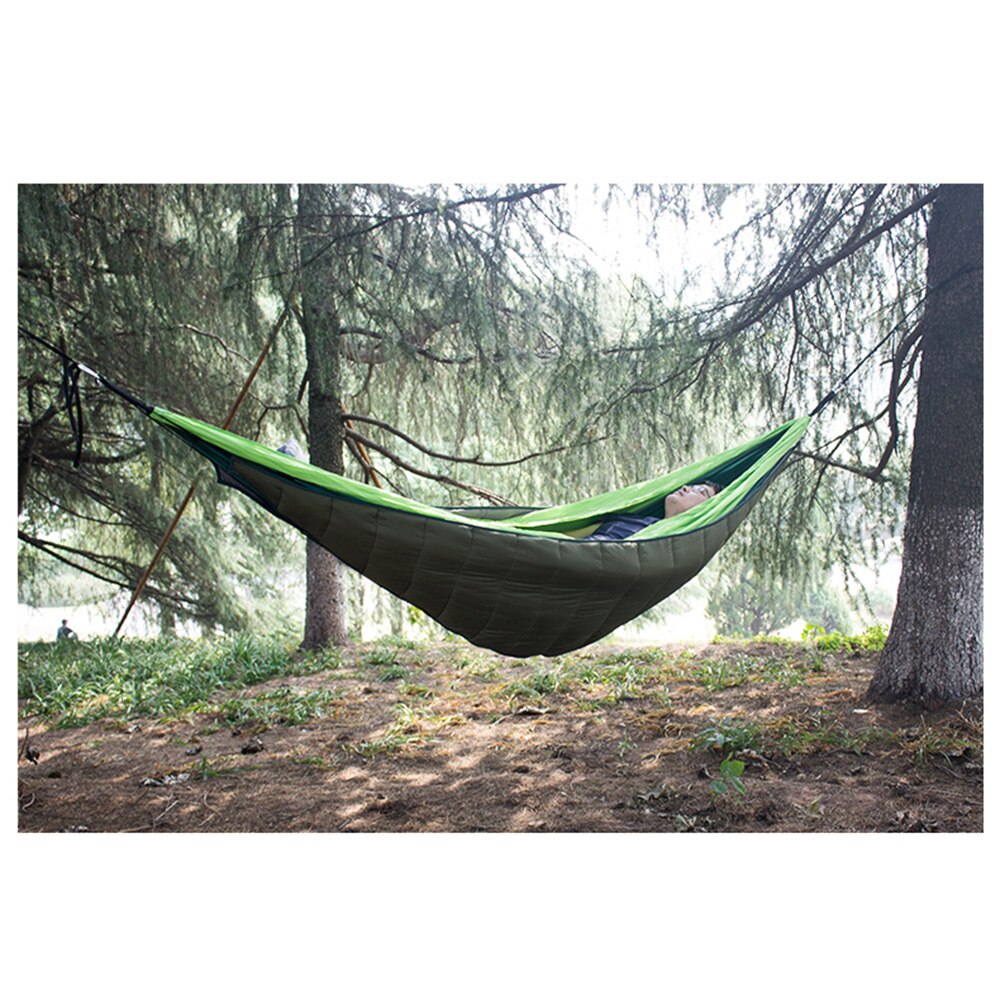 Hamaca de algodón ultraligero cubierta superior térmica bolsa de hamaca para dormir invierno cálido bajo manta de edredón hamaca algodón para exterior