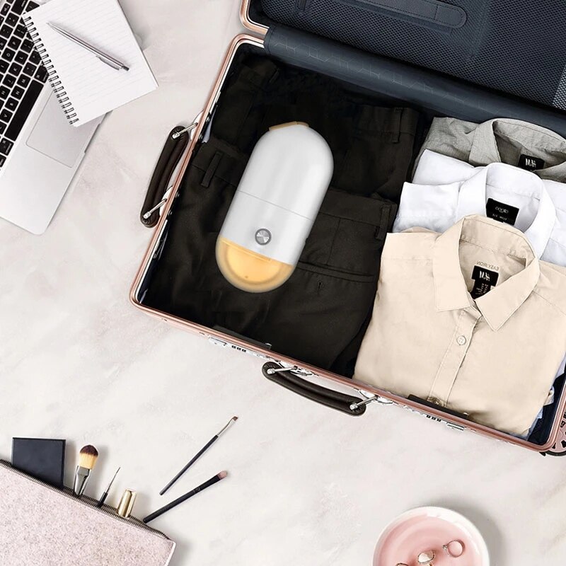 Plancha de vapor portátil para viaje, vaporizador de ropa recargable por USB, plancha eléctrica de mano para planchar ropa