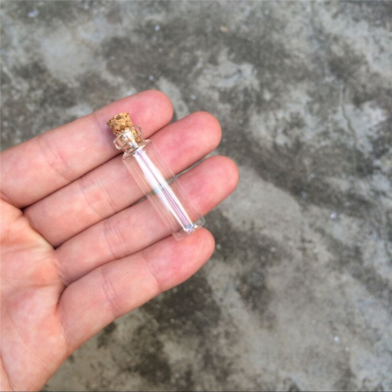 12*40*6mm 2,3 ml Glasflaschen Mit Korken Kleine transparent Mini Leere Glas Fläschchen Gläser 200 teile/los
