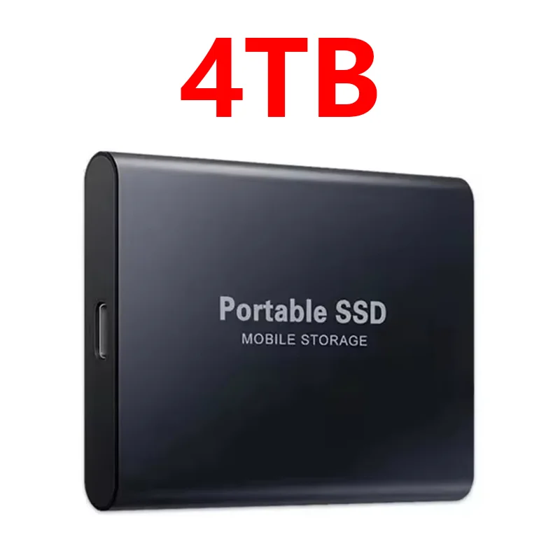 Tragbare ssd, 1tb Original-fest-Zustand-fährt , 2tb externe festplatten , 4tb hochgeschwindigkeits-massenspeicherfestplatten für Laptop/Mac/pc/smartphone: Himmelblau