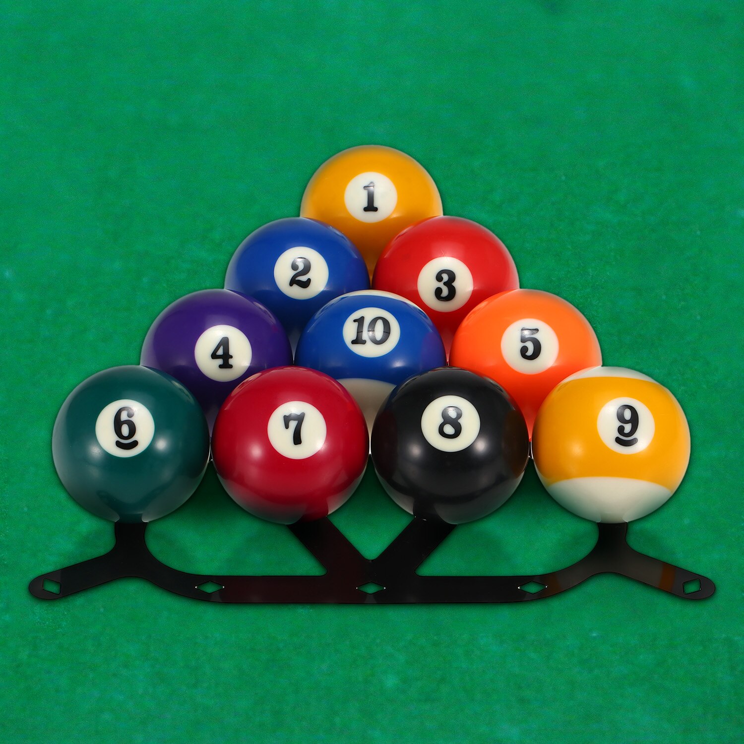 6PCS / 1PCS Magic Ball Rack Billiard Rack Sheet Cue Ball Rack Triangle Cue Ball Accessory 8 / 9 / 10 Ball Combo Pack