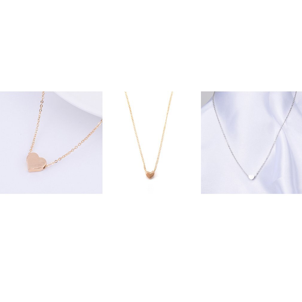 Gouden Ketting Choker Ketting Hart Vorm Hangende Ketting Lange Ketting Delicate Mode Choker Ketting Sieraden Voor Vrouwen