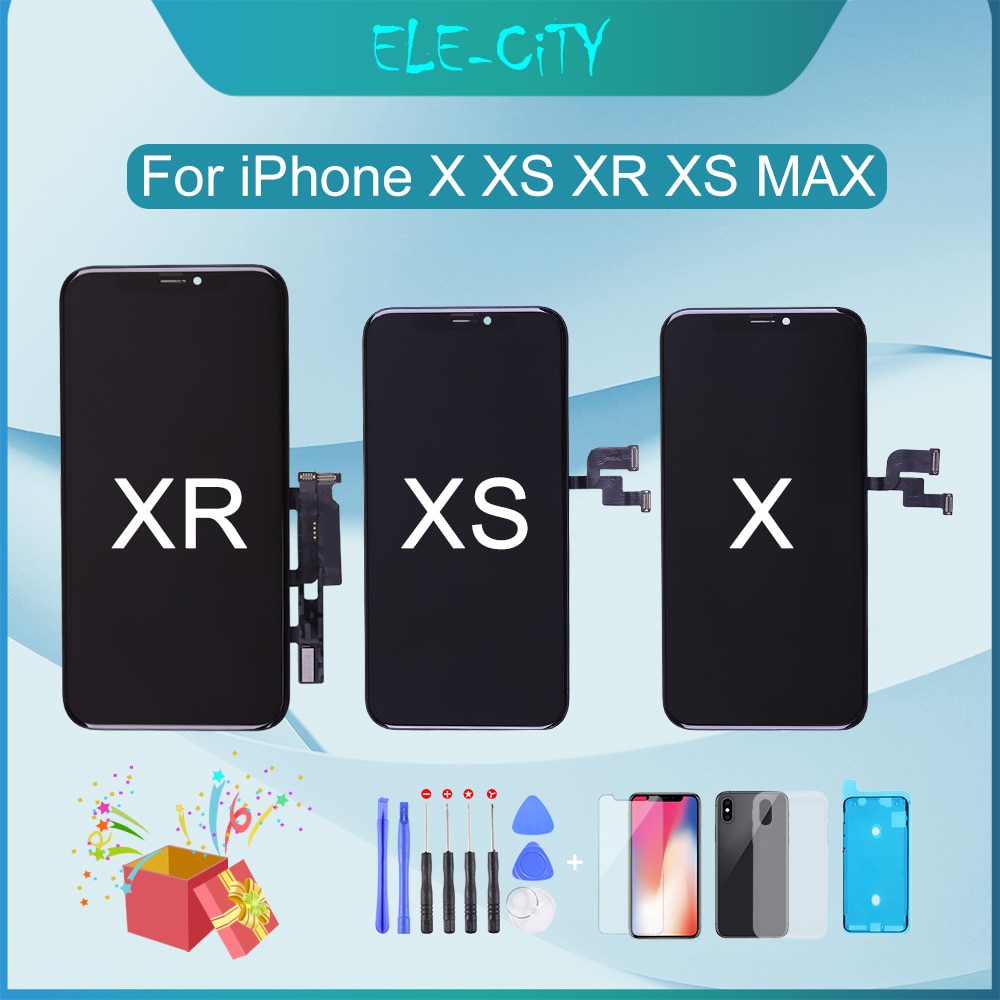 Grade Aaa + + Voor Iphone X Xr Xs Max 11 11 Pro Lcd Touch Screen Tft Oled Display Met Digitizer vergadering Vervanging Geen Dode Pixel